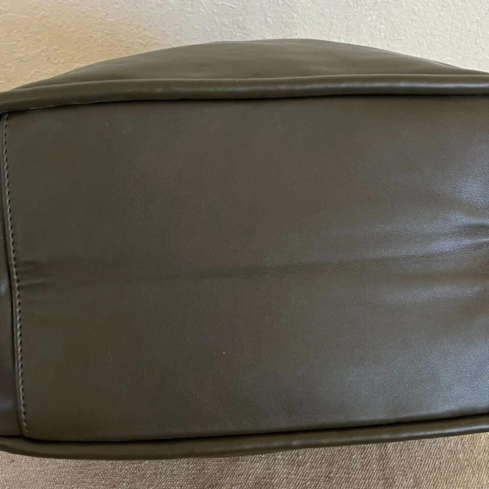 Lulu Dharma Olive Green Pleated Gathered Travel Tote